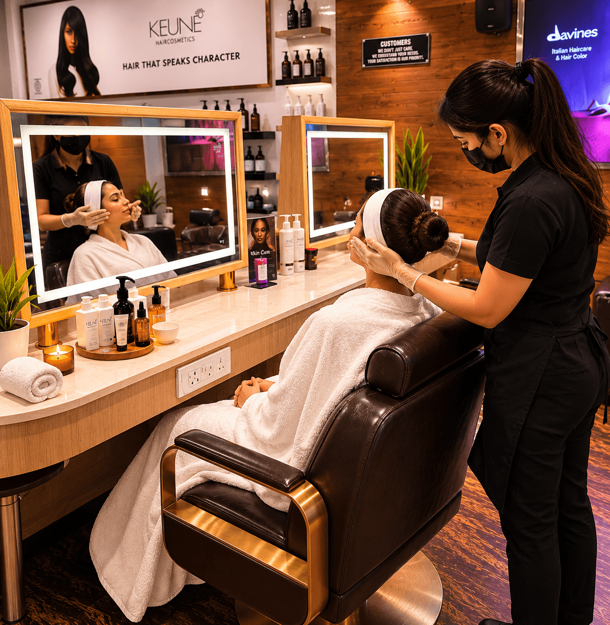 Skin Care at Hair Cafe Unisex Salon