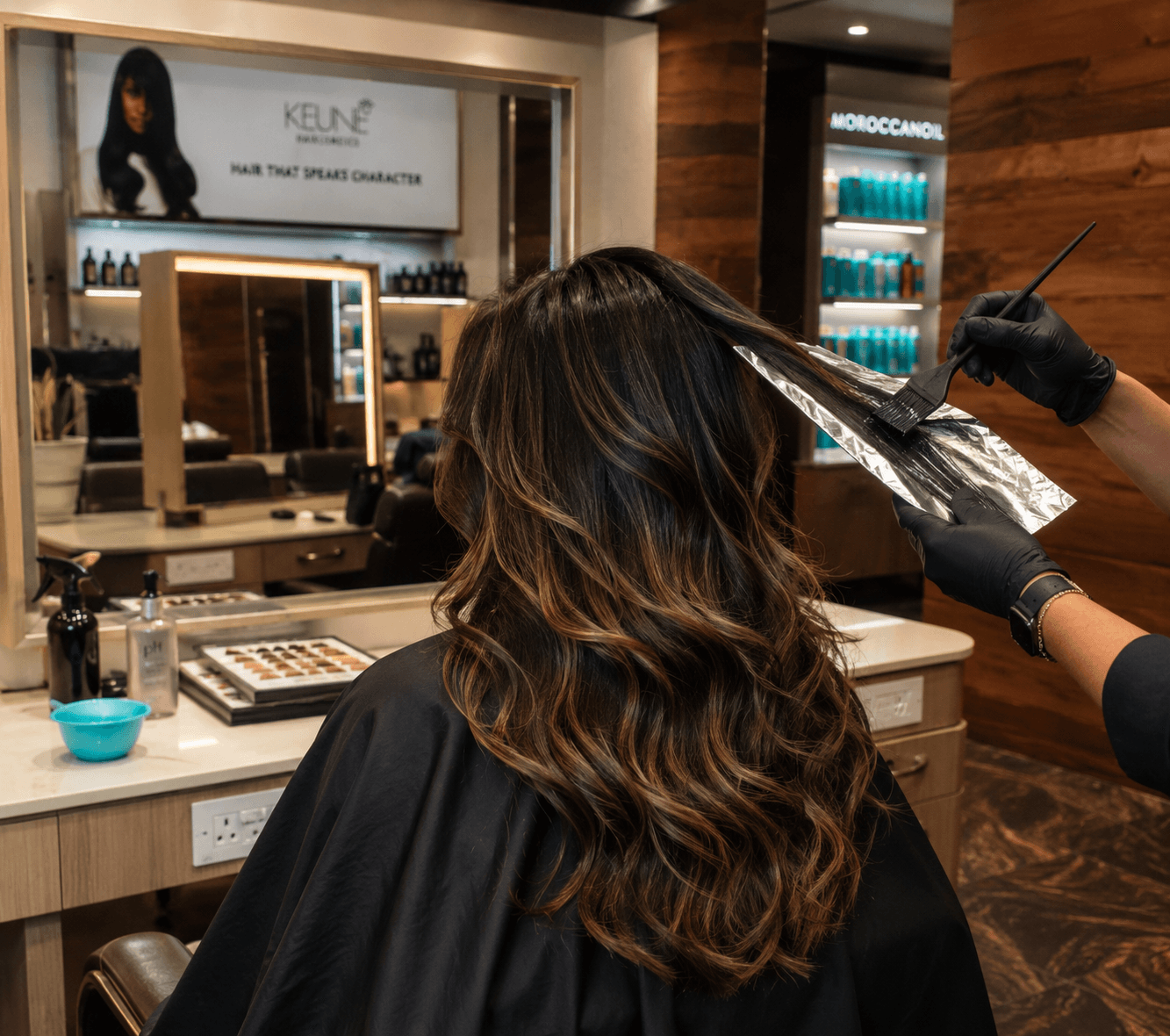 Hair Colour at Hair Cafe Unisex Salon